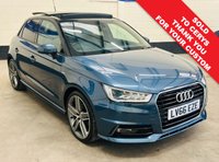 USED 2016 66 AUDI A1 1.4 TFSI S line Panoramic Sportback 5 Door Petrol Manual Euro 6 (s/s) (125 ps) 1 LADY OWNER + AUDI WITH 7 SERVICES