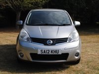 USED 2012 12 NISSAN NOTE 1.4 16V n-tec+ Hatchback 5dr Petrol Manual Euro 5 (88 ps) www.suffolkcarcentre.co.uk - Located at Ilketshall