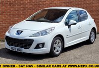 USED 2012 12 PEUGEOT 207 1.4 Sportium Hatchback 5dr Petrol Manual Euro 5 (75 ps) 1 LADY OWNER - SAT NAV - HISTORY