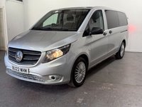 USED 2022 22 MERCEDES-BENZ VITO 2.0 116 CDI Premium Panel Van 5dr Diesel G-Tronic RWD L2 Euro 6 (s/s) (LWB) (163 ps) 8 SEATER AUTOMATIC