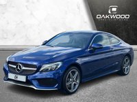 USED 2018 18 MERCEDES-BENZ C-CLASS 2.1 C250d AMG Line (Premium) Coupe 2dr Diesel G-Tronic+ 4MATIC Euro 6 (s/s) (204 ps) FULL HISTORY + GLASS ROOF + 2 OWNERS + 4M