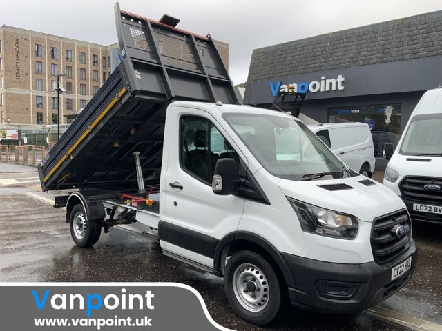 View our Ford Transit 2.0 350 EcoBlue Leader Tipper 2dr Diesel Manual FWD L2 Euro 6 (s/s) (1-Stop) (130 ps)