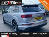 USED 2018 68 AUDI Q7 3.0 TDI V6 50 Black Edition SUV 5dr Diesel Tiptronic quattro Euro 6 (s/s) (286 ps) 2 OWNERS FROM NEW 2 KEYS GOOD SERVICE HISTORY SERVICED AS REQUIRED AND 1 YEAR MOT WITHIN THE SALE