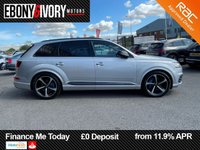 USED 2018 68 AUDI Q7 3.0 TDI V6 50 Black Edition SUV 5dr Diesel Tiptronic quattro Euro 6 (s/s) (286 ps) 2 OWNERS FROM NEW 2 KEYS GOOD SERVICE HISTORY SERVICED AS REQUIRED AND 1 YEAR MOT WITHIN THE SALE
