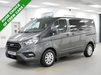 USED 2019 19 FORD TRANSIT CUSTOM 300 2.0 EBL 170 BHP SWB LIMITED AUTOMATIC 6 SEATER CREWCAB 2 OWNERS | 6 SEATS | LEATHER | AUTOMATIC !