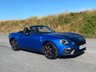 USED 2019 19 ABARTH 124 SPIDER 1.4 MultiAir Convertible 2dr Petrol Auto Euro 6 (170 ps) JUST ONE OWNER FROM NEW - ON;Y 11,000 MILES - AUTOMATIC - BOSE STEREO - HEATED SEATS - REAR SENSORS - VISIBILITY PACKAGE