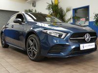 USED 2022 22 MERCEDES-BENZ A-CLASS 1.3 A250e 15.6kWh AMG Line Edition (Premium) Hatchback 5dr Petrol Plug-in Hybrid 8G-DCT Euro 6 (s/s) (218 ps) SAT NAV ANDROID APPLE CARPLAY HEATED PART LEATHER INTERIOR CRUISE CONTROL PARKING SENSORS 1 OWNER SERVICE HISTORY WARRANTY