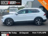 USED 2016 66 VOLKSWAGEN TIGUAN 2.0 TDI BlueMotion Tech SE Navigation SUV 5dr Diesel Manual Euro 6 (s/s) (150 ps) 2 OWNERS FROM NEW 2 KEYS BOOK PACK FULL SERVICE HISTORY SERVICED AS REQUIRED AND 1 YEAR MOT WITHIN THE SALE