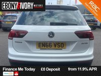 USED 2016 66 VOLKSWAGEN TIGUAN 2.0 TDI BlueMotion Tech SE Navigation SUV 5dr Diesel Manual Euro 6 (s/s) (150 ps) 2 OWNERS FROM NEW 2 KEYS BOOK PACK FULL SERVICE HISTORY SERVICED AS REQUIRED AND 1 YEAR MOT WITHIN THE SALE