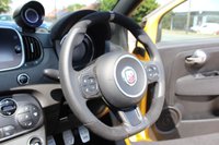 PRE-OWNED 2021 71 ABARTH 595C 1.4 T-Jet Competizione 70th Cabrio 2dr Petrol Manual Euro 6 (180 bhp) Modena Yellow (&pound;500 option), Sabelt GT Black Interior, 17" Alloy, 7in Touch Screen With Sat Nav-Bluetooth-DAB, Spots Mode, Apple CarPlay, Android Auto, Privacy Glass, Automatic Climate Control, Electric Adjustable and Heated Mirrors, Hill Holder, Koni Front and Rear Shock Absorbers, LED Day Running Lights, Split Folding Seats, Audio Streaming, Parking Sensors, Red Brembo Brake Callipers, Alcantara Wrapped Instrument Cluster, Tyre Pressure Monitor, Electric Convertible Roof, 1 Previous Owner, 2 K