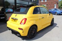 PRE-OWNED 2021 71 ABARTH 595C 1.4 T-Jet Competizione 70th Cabrio 2dr Petrol Manual Euro 6 (180 bhp) Modena Yellow (&pound;500 option), Sabelt GT Black Interior, 17" Alloy, 7in Touch Screen With Sat Nav-Bluetooth-DAB, Spots Mode, Apple CarPlay, Android Auto, Privacy Glass, Automatic Climate Control, Electric Adjustable and Heated Mirrors, Hill Holder, Koni Front and Rear Shock Absorbers, LED Day Running Lights, Split Folding Seats, Audio Streaming, Parking Sensors, Red Brembo Brake Callipers, Alcantara Wrapped Instrument Cluster, Tyre Pressure Monitor, Electric Convertible Roof, 1 Previous Owner, 2 K