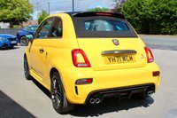 PRE-OWNED 2021 71 ABARTH 595C 1.4 T-Jet Competizione 70th Cabrio 2dr Petrol Manual Euro 6 (180 bhp) Modena Yellow (&pound;500 option), Sabelt GT Black Interior, 17" Alloy, 7in Touch Screen With Sat Nav-Bluetooth-DAB, Spots Mode, Apple CarPlay, Android Auto, Privacy Glass, Automatic Climate Control, Electric Adjustable and Heated Mirrors, Hill Holder, Koni Front and Rear Shock Absorbers, LED Day Running Lights, Split Folding Seats, Audio Streaming, Parking Sensors, Red Brembo Brake Callipers, Alcantara Wrapped Instrument Cluster, Tyre Pressure Monitor, Electric Convertible Roof, 1 Previous Owner, 2 K