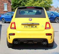 PRE-OWNED 2021 71 ABARTH 595C 1.4 T-Jet Competizione 70th Cabrio 2dr Petrol Manual Euro 6 (180 bhp) Modena Yellow (&pound;500 option), Sabelt GT Black Interior, 17" Alloy, 7in Touch Screen With Sat Nav-Bluetooth-DAB, Spots Mode, Apple CarPlay, Android Auto, Privacy Glass, Automatic Climate Control, Electric Adjustable and Heated Mirrors, Hill Holder, Koni Front and Rear Shock Absorbers, LED Day Running Lights, Split Folding Seats, Audio Streaming, Parking Sensors, Red Brembo Brake Callipers, Alcantara Wrapped Instrument Cluster, Tyre Pressure Monitor, Electric Convertible Roof, 1 Previous Owner, 2 K