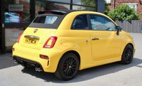 PRE-OWNED 2021 71 ABARTH 595C 1.4 T-Jet Competizione 70th Cabrio 2dr Petrol Manual Euro 6 (180 bhp) Modena Yellow (&pound;500 option), Sabelt GT Black Interior, 17" Alloy, 7in Touch Screen With Sat Nav-Bluetooth-DAB, Spots Mode, Apple CarPlay, Android Auto, Privacy Glass, Automatic Climate Control, Electric Adjustable and Heated Mirrors, Hill Holder, Koni Front and Rear Shock Absorbers, LED Day Running Lights, Split Folding Seats, Audio Streaming, Parking Sensors, Red Brembo Brake Callipers, Alcantara Wrapped Instrument Cluster, Tyre Pressure Monitor, Electric Convertible Roof, 1 Previous Owner, 2 K