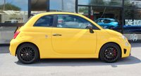 PRE-OWNED 2021 71 ABARTH 595C 1.4 T-Jet Competizione 70th Cabrio 2dr Petrol Manual Euro 6 (180 bhp) Modena Yellow (&pound;500 option), Sabelt GT Black Interior, 17" Alloy, 7in Touch Screen With Sat Nav-Bluetooth-DAB, Spots Mode, Apple CarPlay, Android Auto, Privacy Glass, Automatic Climate Control, Electric Adjustable and Heated Mirrors, Hill Holder, Koni Front and Rear Shock Absorbers, LED Day Running Lights, Split Folding Seats, Audio Streaming, Parking Sensors, Red Brembo Brake Callipers, Alcantara Wrapped Instrument Cluster, Tyre Pressure Monitor, Electric Convertible Roof, 1 Previous Owner, 2 K