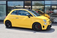 PRE-OWNED 2021 71 ABARTH 595C 1.4 T-Jet Competizione 70th Cabrio 2dr Petrol Manual Euro 6 (180 bhp) Modena Yellow (&pound;500 option), Sabelt GT Black Interior, 17" Alloy, 7in Touch Screen With Sat Nav-Bluetooth-DAB, Spots Mode, Apple CarPlay, Android Auto, Privacy Glass, Automatic Climate Control, Electric Adjustable and Heated Mirrors, Hill Holder, Koni Front and Rear Shock Absorbers, LED Day Running Lights, Split Folding Seats, Audio Streaming, Parking Sensors, Red Brembo Brake Callipers, Alcantara Wrapped Instrument Cluster, Tyre Pressure Monitor, Electric Convertible Roof, 1 Previous Owner, 2 K
