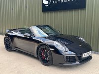 USED 2017 17 PORSCHE 911 3.0T 991 Carrera GTS Convertible 2dr Petrol PDK Euro 6 (s/s) (450 ps) GTS INT PACK BOSE REV CAM LDP