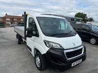 USED 2020 70 PEUGEOT BOXER BLUEHDI DROPSIDE 335 L3 JUST 38K WITH 1 OWNER FROM NEW !!! AIR CON !!!! LOVELY LOW MILES !!!