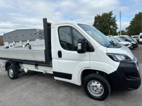 USED 2020 70 PEUGEOT BOXER BLUEHDI DROPSIDE 335 L3 JUST 38K WITH 1 OWNER FROM NEW !!! AIR CON !!!! LOVELY LOW MILES !!!