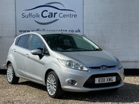 USED 2011 11 FORD FIESTA 1.4 Titanium Hatchback 5dr Petrol Automatic (154 g/km, 94 bhp) www.suffolkcarcentre.co.uk - Located at Lowestoft