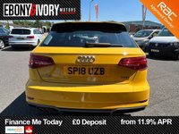 USED 2018 18 AUDI A3 1.5 TFSI CoD S line Sportback 5dr Petrol S Tronic Euro 6 (s/s) (150 ps) AUDI SERVICE HISTORY 2 KEYS BOOK PACK FRESH SERVICE AND 1 YEAR MOT WITHIN THE SALE
