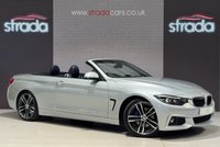 USED 2018 18 BMW 4 SERIES 2.0 420d M Sport Convertible 2dr Diesel Auto Euro 6 (s/s) (190 ps) +M SPORT PLUS PACK+HEAT SEATS+