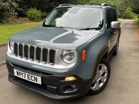 USED 2017 17 JEEP RENEGADE 1.6 MultiJetII Limited SUV 5dr Diesel Manual Euro 6 (s/s) (120 ps) HEATED LEATHER SEATS,BLUETOOTH,S/H