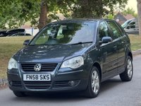 USED 2008 58 VOLKSWAGEN POLO 1.2 Match Hatchback 5dr Petrol Manual (138 g/km, 60 bhp) 