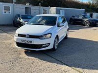USED 2013 13 VOLKSWAGEN POLO 1.4 Match Hatchback 5dr Petrol Manual Euro 5 (85 ps) 
