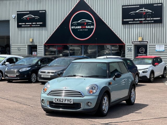 2012 62 MINI Hatch 1.6 One Hatchback 3dr Petrol Manual Euro 5 (98 ps)