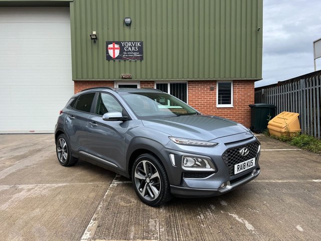 2018 18 Hyundai Kona 1.0 T-GDi Blue Drive Premium SUV 5dr Petrol Manual Euro 6 (s/s) (120 ps)
