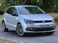 USED 2014 64 VOLKSWAGEN POLO 1.2 TSI BlueMotion Tech SE Design Hatchback 3dr Petrol Manual Euro 6 (s/s) (90 ps) 
