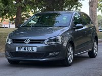 USED 2014 14 VOLKSWAGEN POLO 1.4 Match Edition Hatchback 5dr Petrol Manual Euro 5 (85 ps) 