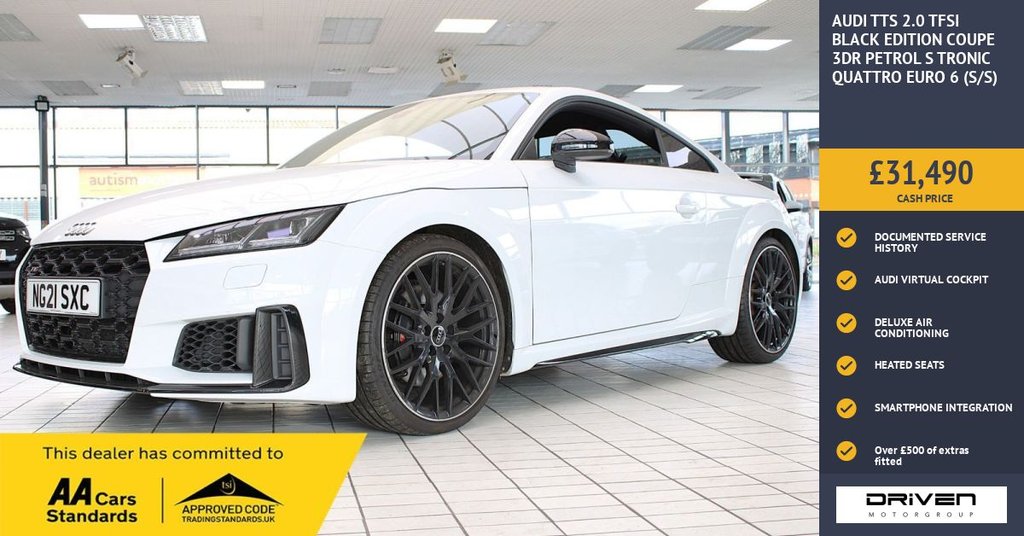 2021 Audi TTS 2.0 TFSI TTS Black Edition (320ps) Coupe