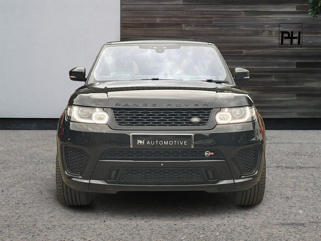 USED 2017 67 LAND ROVER RANGE ROVER SPORT 5.0 V8 SVR SUV 5dr Petrol Auto 4WD Euro 6 (s/s) (550 ps) LAND ROVER WARRANTY AUGUST 26
