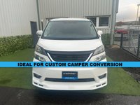 USED 2010 TOYOTA VELLFIRE TOYOTA VELLFIRE MPV 2.4 LITRE PETROL IDEAL  FOR CUSTOM CAMPER CONVERSION #1165 IDEAL VAN FOR CONVERSION