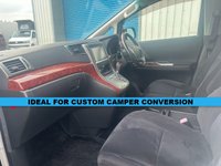 USED 2010 TOYOTA VELLFIRE TOYOTA VELLFIRE MPV 2.4 LITRE PETROL IDEAL  FOR CUSTOM CAMPER CONVERSION #1165 IDEAL VAN FOR CONVERSION