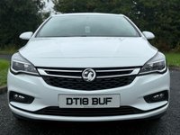 USED 2018 18 VAUXHALL ASTRA 1.4i Turbo Design Hatchback 5dr Petrol Manual Euro 6 (125 ps) 