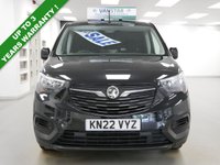 USED 2022 22 VAUXHALL COMBO L2 1.5 TURBO D 100 BHP 2300 LONG DYNAMIC EDITION ( SAT NAV ) 1 OWNER | SAT NAV | 3 SEATS | L2 LONG !