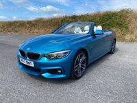 USED 2017 17 BMW 4 SERIES 3.0 440i M Sport Convertible 2dr Petrol Auto Euro 6 (s/s) (326 ps) BMW DEMONSTRATOR PLUS ONE OWNER - JUST 8,000 MILES - BMW SERVICE HISTORY - HARMAN KARDON - HEAD UP DISPLAY - BMW INDIVIDUAL INTERIOR