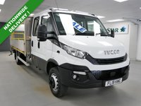 USED 2019 19 IVECO DAILY 70C18 3.0 D 180 BHP X-XLWB 7 SEATER CREWCAB DROPSIDE ( TAIL-LIFT ) 1 OWNER | AIR CON | TAIL-LIFT | 7 SEATS | DRW SPEC