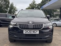 USED 2020 20 SKODA KAROQ 1.6 TDI SE Technology SUV 5dr Diesel Manual Euro 6 (s/s) (115 ps) THIS CAR COMES WITH 6 MONTHS WARRANTY , BREAKDOWN COVER & RECOVERY++  GREAT EXAMPLE OF AUTOMATIC SUV APPLE CAR PLAY/ ANDRIOD AUTO + NAVIGATION SYSTEM + BLUETOOTH + DAB RADIO + USB CONNECTION + AUX CONNECTION + FRONT AND REAR PARKING SENSORS + CRUISE CONTROL + CLIMATE CONTROL + PRIVACY GLASS + 17 INCH ALLOY WHEELS + SOUND SYSTEM + AUTO START STOP + ELECTRIC PARKING BRAKE + HILL HOLD ASSIST + TRACTION CONTROL + DAY TIME RUNNING LIGHTS + ICE ROAD WARNINGS + LANE ASSIST +