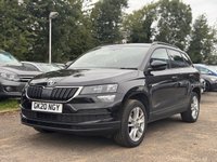 USED 2020 20 SKODA KAROQ 1.6 TDI SE Technology SUV 5dr Diesel Manual Euro 6 (s/s) (115 ps) THIS CAR COMES WITH 6 MONTHS WARRANTY , BREAKDOWN COVER & RECOVERY++  GREAT EXAMPLE OF AUTOMATIC SUV APPLE CAR PLAY/ ANDRIOD AUTO + NAVIGATION SYSTEM + BLUETOOTH + DAB RADIO + USB CONNECTION + AUX CONNECTION + FRONT AND REAR PARKING SENSORS + CRUISE CONTROL + CLIMATE CONTROL + PRIVACY GLASS + 17 INCH ALLOY WHEELS + SOUND SYSTEM + AUTO START STOP + ELECTRIC PARKING BRAKE + HILL HOLD ASSIST + TRACTION CONTROL + DAY TIME RUNNING LIGHTS + ICE ROAD WARNINGS + LANE ASSIST +