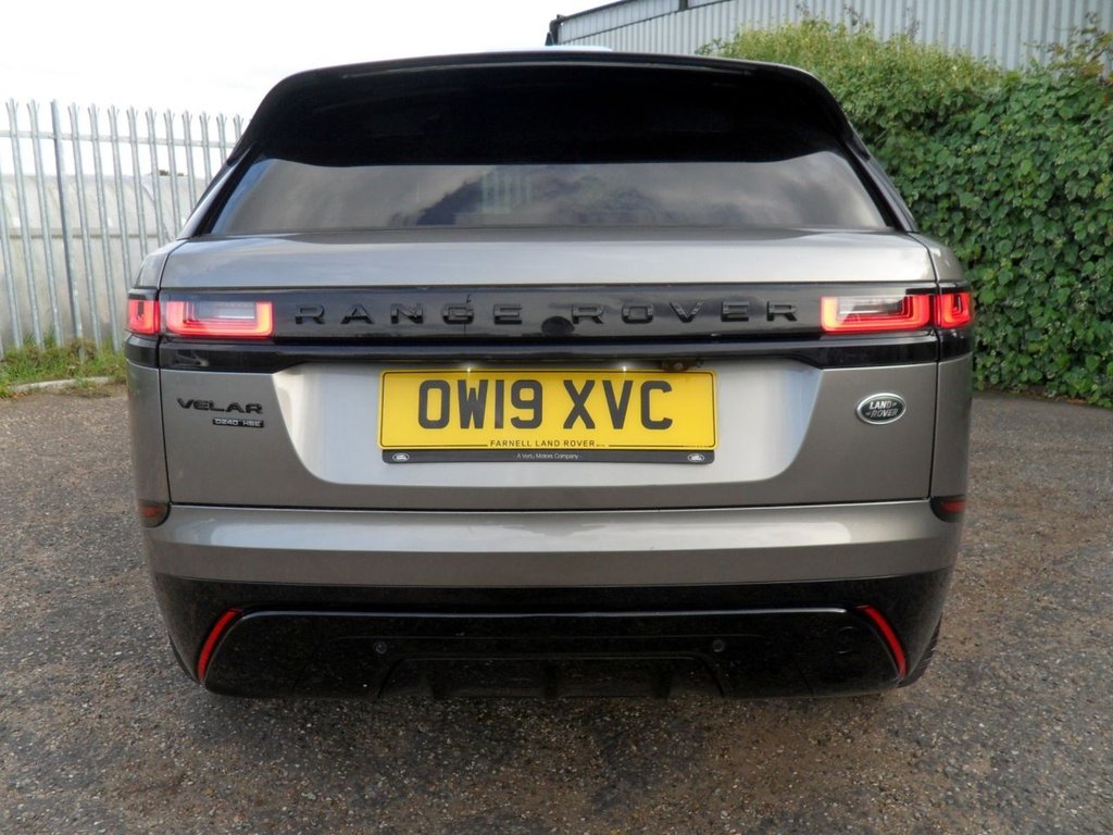 USED 2019 19 LAND ROVER RANGE ROVER VELAR 2.0 D240 R-Dynamic HSE SUV 5dr Diesel Auto 4WD Euro 6 (s/s) (240 ps) SiliconSilver PanRoof MeridianHifi
