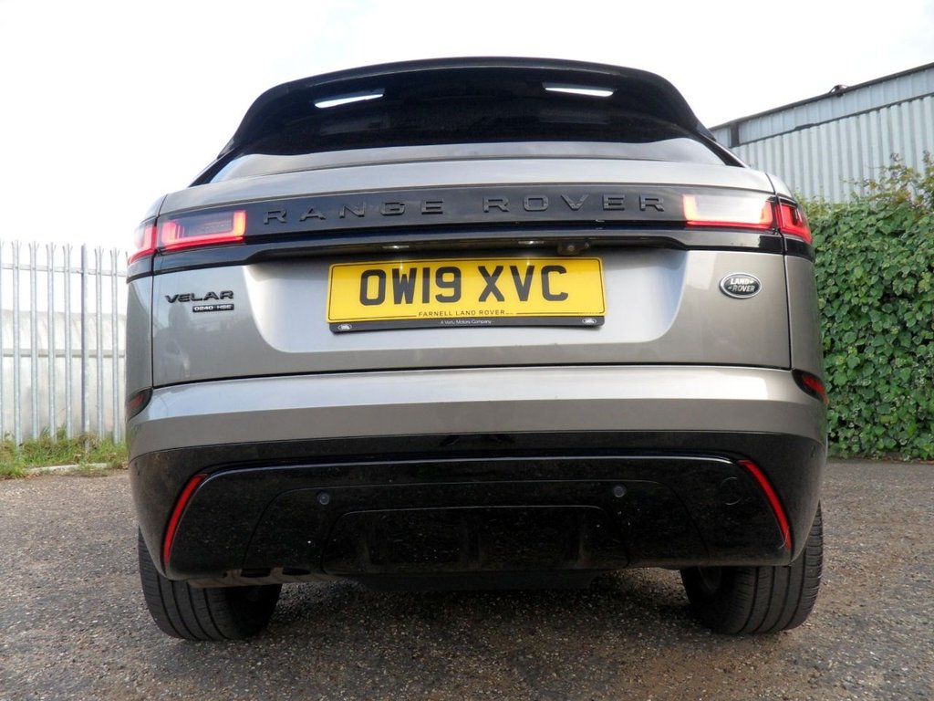 USED 2019 19 LAND ROVER RANGE ROVER VELAR 2.0 D240 R-Dynamic HSE SUV 5dr Diesel Auto 4WD Euro 6 (s/s) (240 ps) SiliconSilver PanRoof MeridianHifi