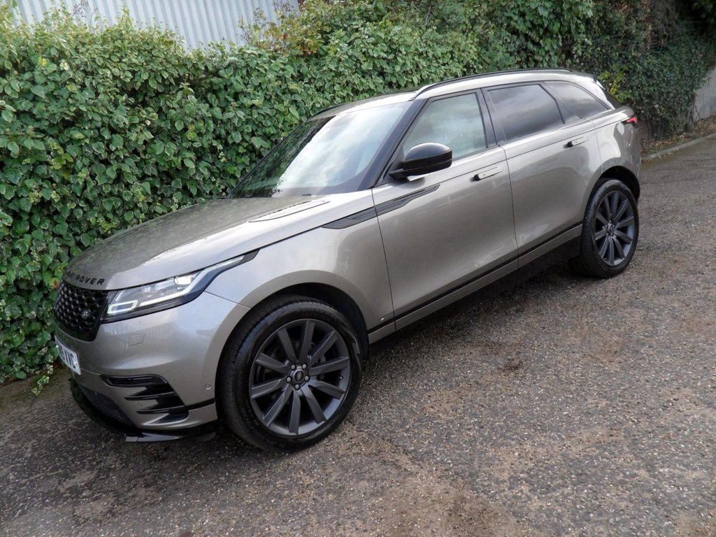 USED 2019 19 LAND ROVER RANGE ROVER VELAR 2.0 D240 R-Dynamic HSE SUV 5dr Diesel Auto 4WD Euro 6 (s/s) (240 ps) SiliconSilver PanRoof MeridianHifi