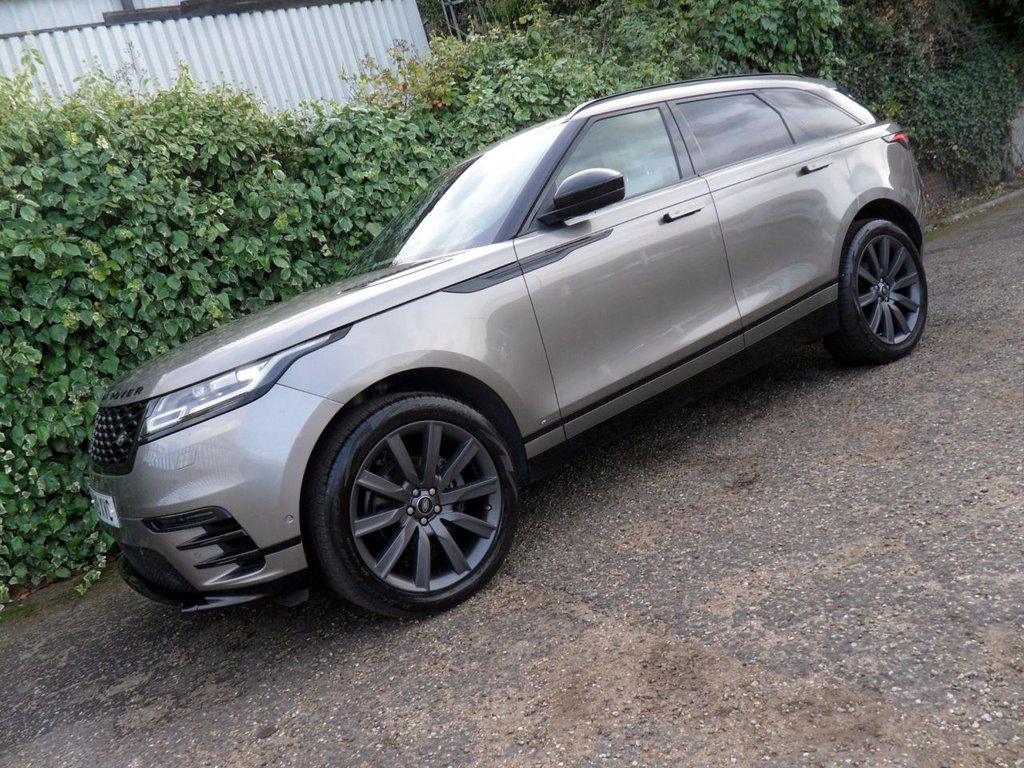 USED 2019 19 LAND ROVER RANGE ROVER VELAR 2.0 D240 R-Dynamic HSE SUV 5dr Diesel Auto 4WD Euro 6 (s/s) (240 ps) SiliconSilver PanRoof MeridianHifi