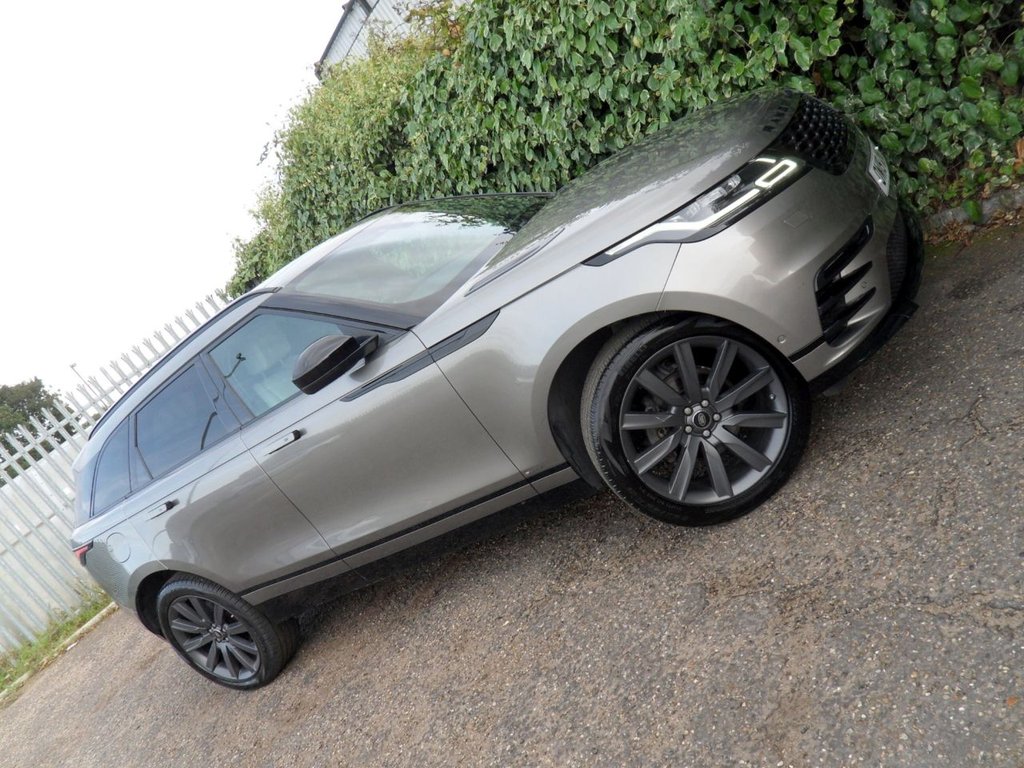 USED 2019 19 LAND ROVER RANGE ROVER VELAR 2.0 D240 R-Dynamic HSE SUV 5dr Diesel Auto 4WD Euro 6 (s/s) (240 ps) SiliconSilver PanRoof MeridianHifi