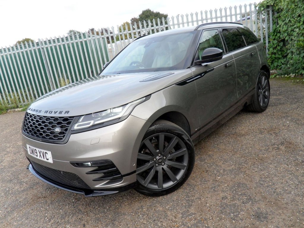 USED 2019 19 LAND ROVER RANGE ROVER VELAR 2.0 D240 R-Dynamic HSE SUV 5dr Diesel Auto 4WD Euro 6 (s/s) (240 ps) SiliconSilver PanRoof MeridianHifi