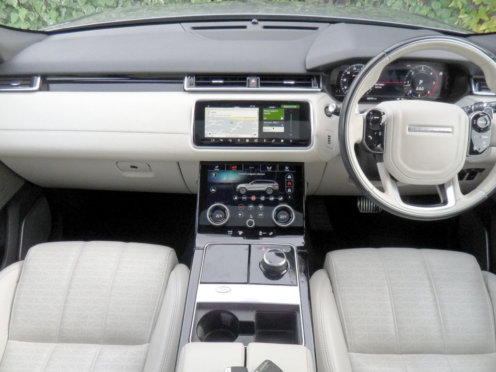 USED 2019 19 LAND ROVER RANGE ROVER VELAR 2.0 D240 R-Dynamic HSE SUV 5dr Diesel Auto 4WD Euro 6 (s/s) (240 ps) SiliconSilver PanRoof MeridianHifi